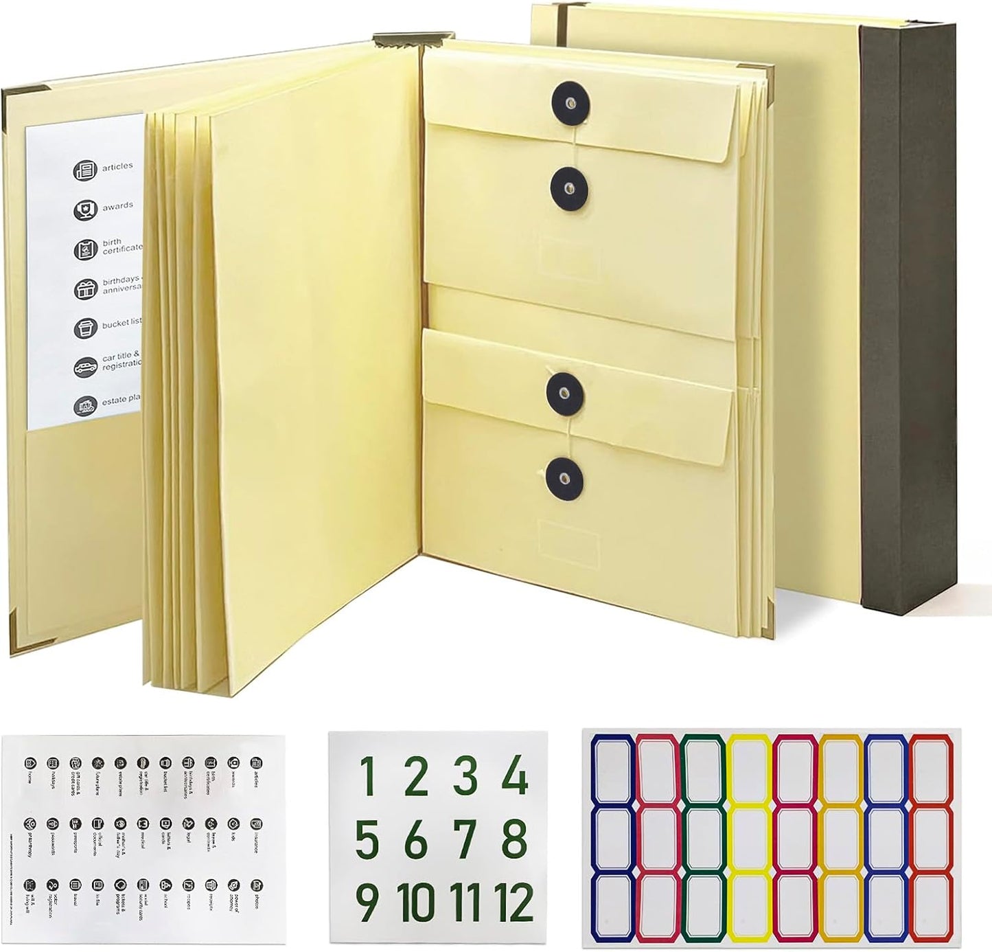 Compact Music Accordion Storage Folio