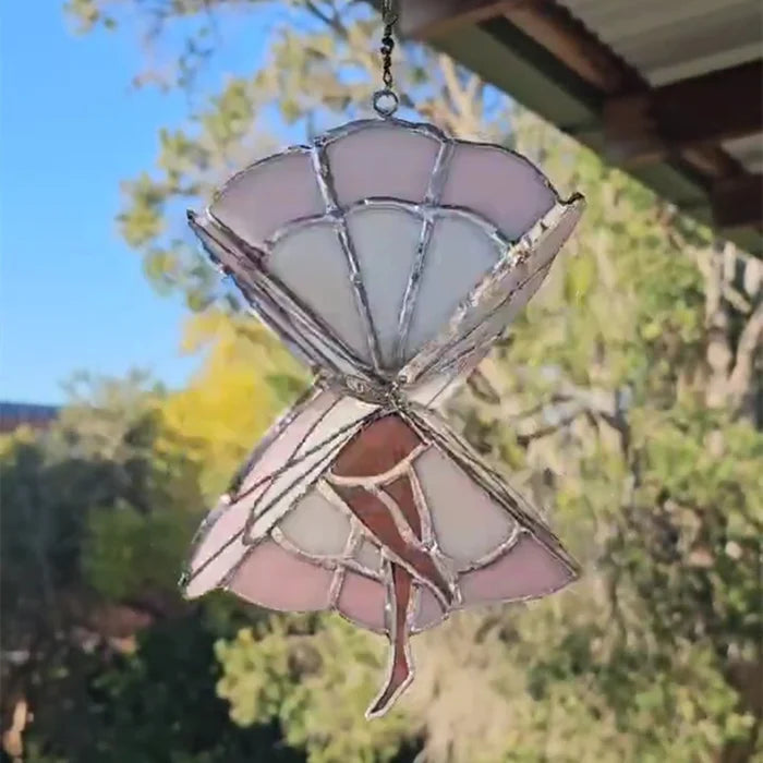Beautiful Colorful Glass Desk Spinner
