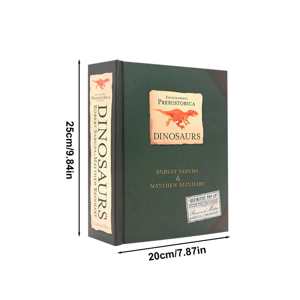 3D Interactive Dinosaur Pop Up Book for Kids