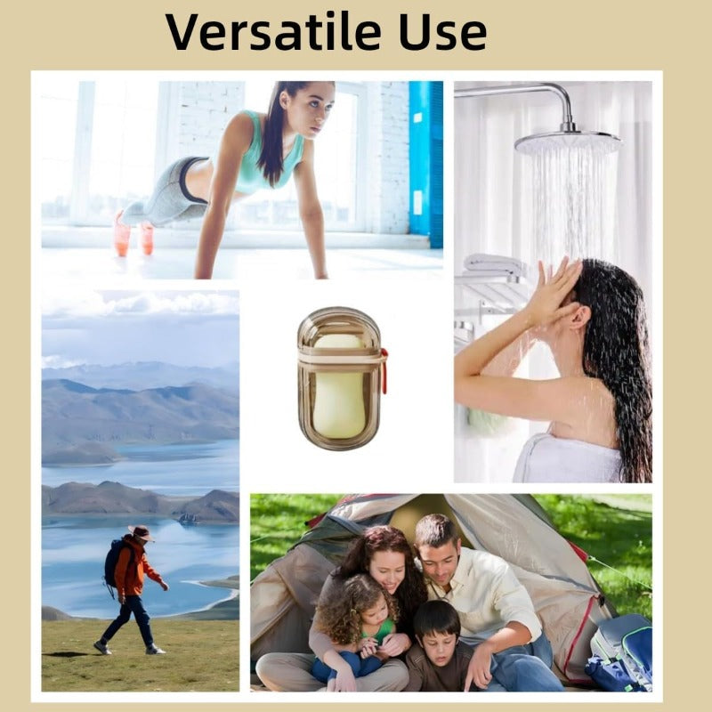 Portable Waterproof Soap Box with Drainage