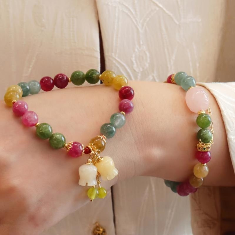 Genuine Gemstone Tourmaline Bracelet