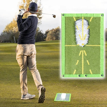 Golf Practice Mat for Swing Improvement