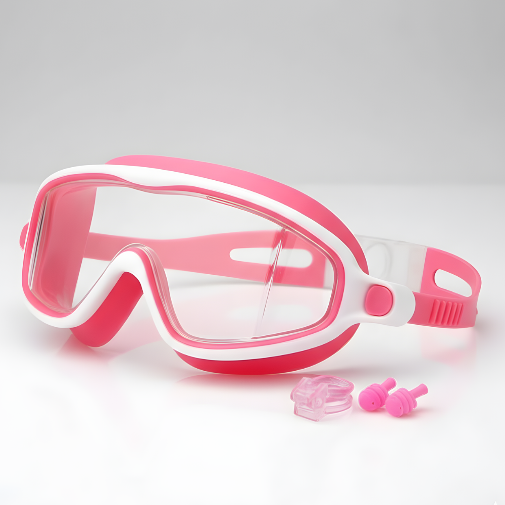 Kids Clear Vision Swim Goggles Set