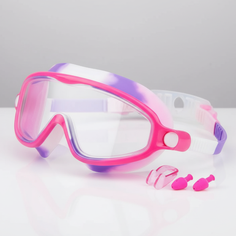 Kids Clear Vision Swim Goggles Set