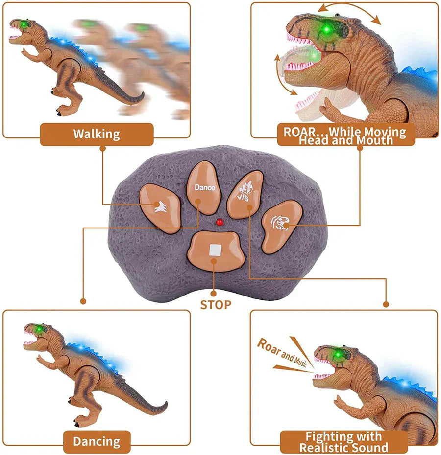 Fun Interactive Walking Dinosaur Toy