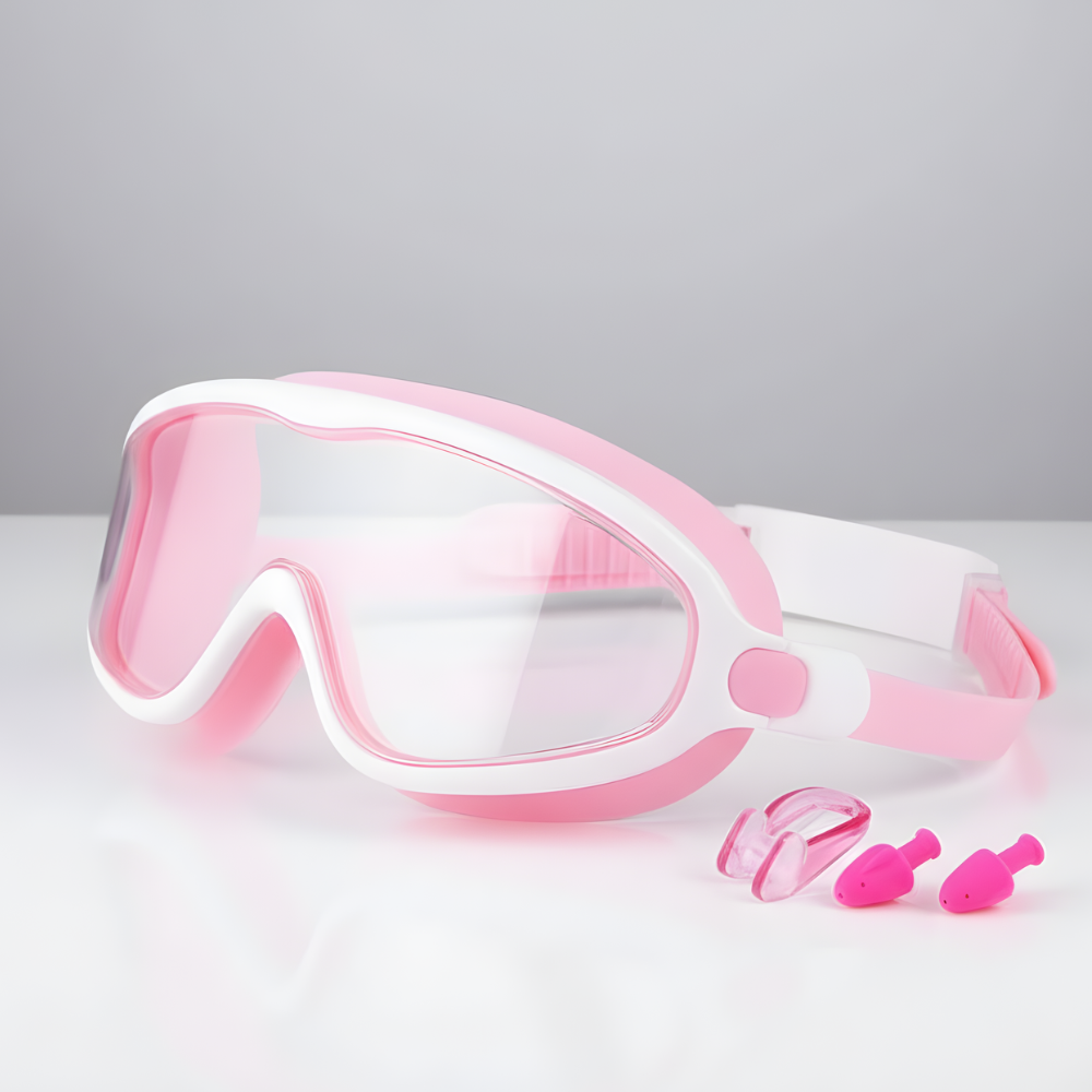 Kids Clear Vision Swim Goggles Set