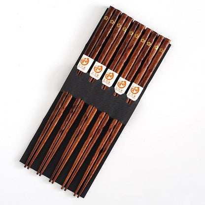 Beautiful Cherry Wood Chopstick Set