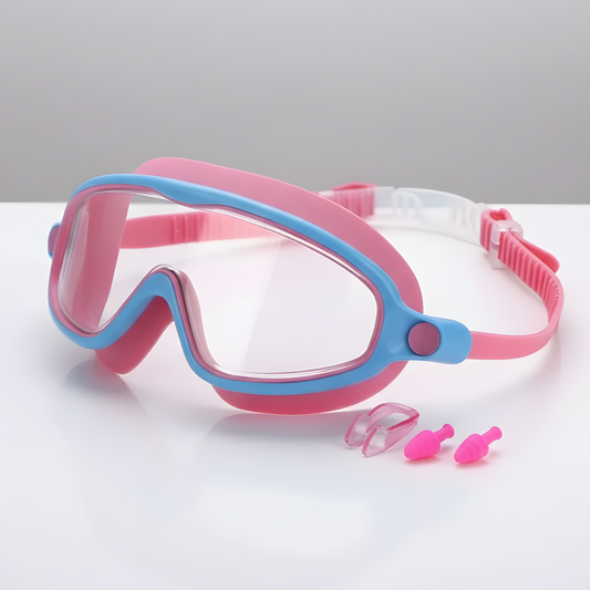 Kids Clear Vision Swim Goggles Set