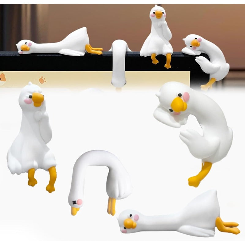 Small Office Duck Decor Figures
