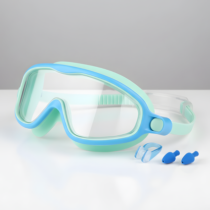 Kids Clear Vision Swim Goggles Set