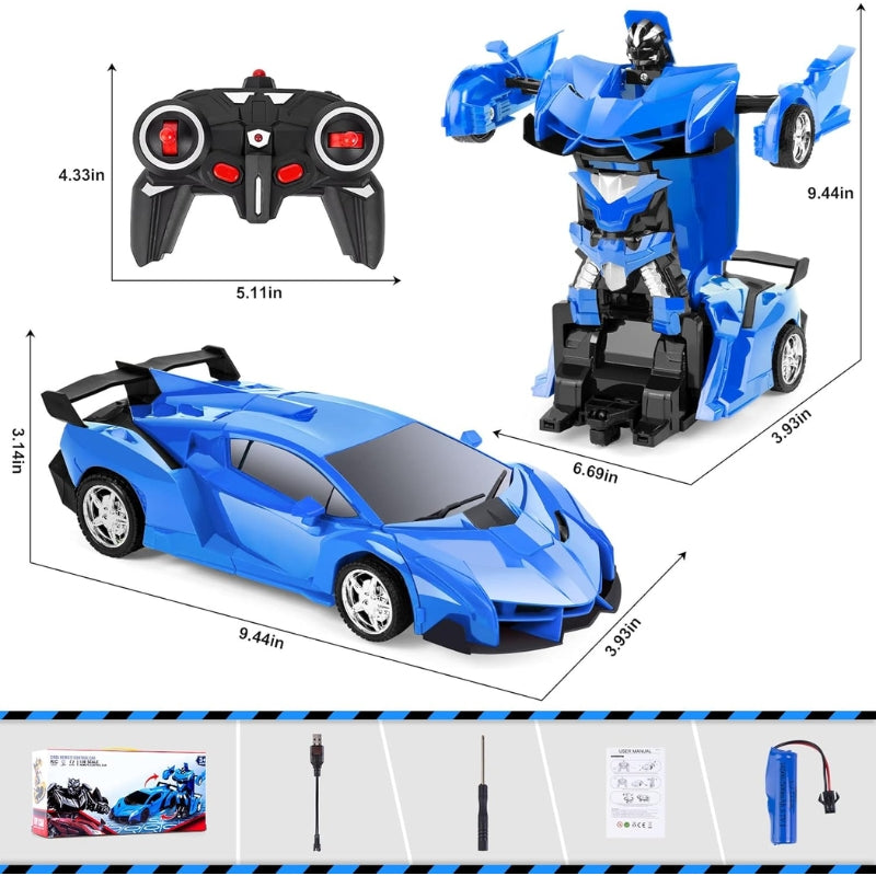 Fun 2-in-1 RC Transforming Car Toy for Boys