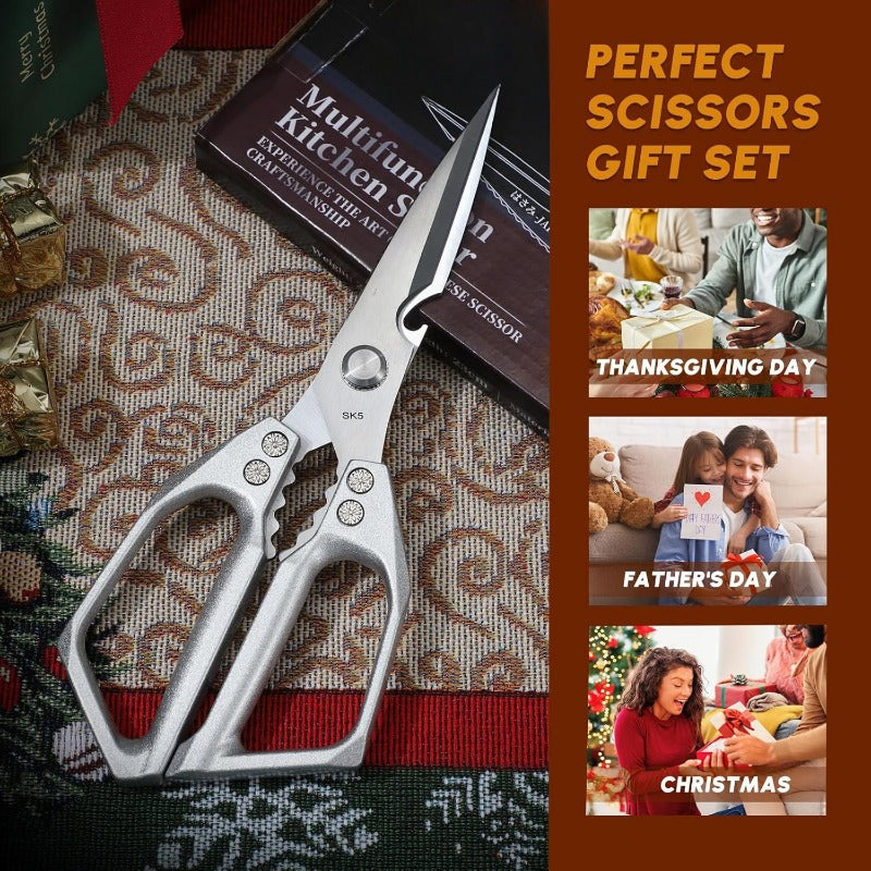 Premium Stainless 7-in-1 Multifunction Kitchen Scissors