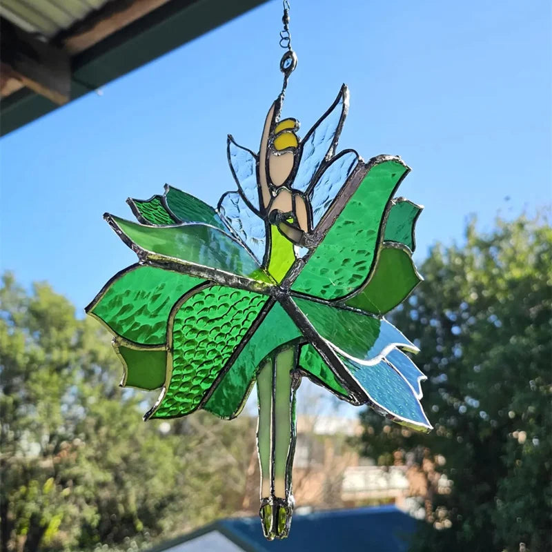 Beautiful Colorful Glass Desk Spinner