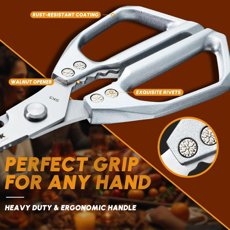 Premium Stainless 7-in-1 Multifunction Kitchen Scissors