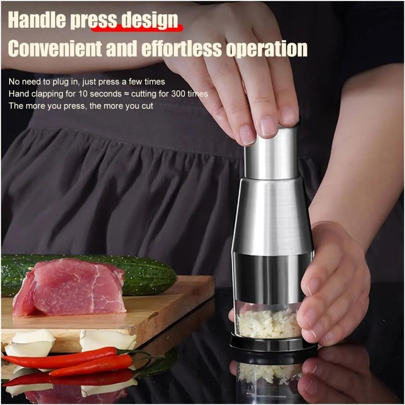 Easy Hand Garlic Onion Chopper