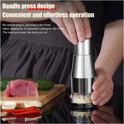 Easy Hand Garlic Onion Chopper