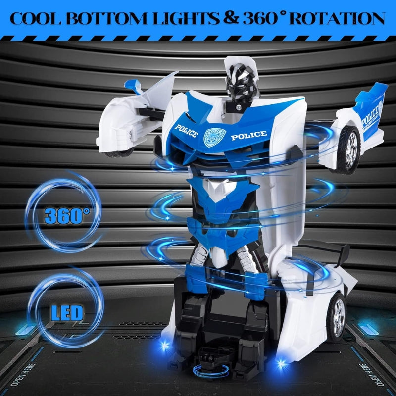 Fun 2-in-1 RC Transforming Car Toy for Boys
