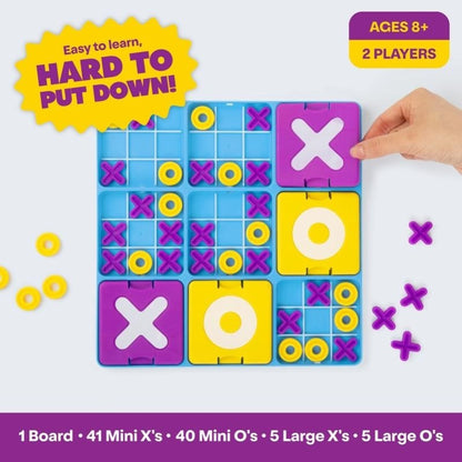 Classic 9-Square Tic Tac Toe Board Game