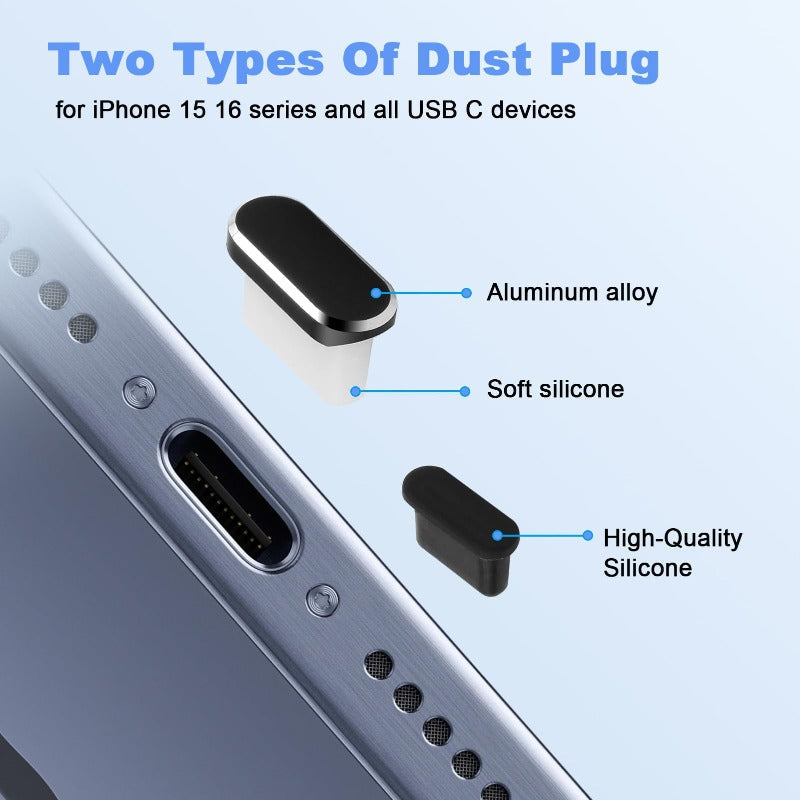 Protective Phone Charging Port Cover
