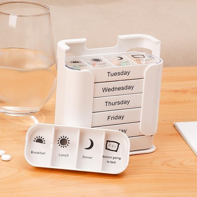 Weekly Medication Pill Box