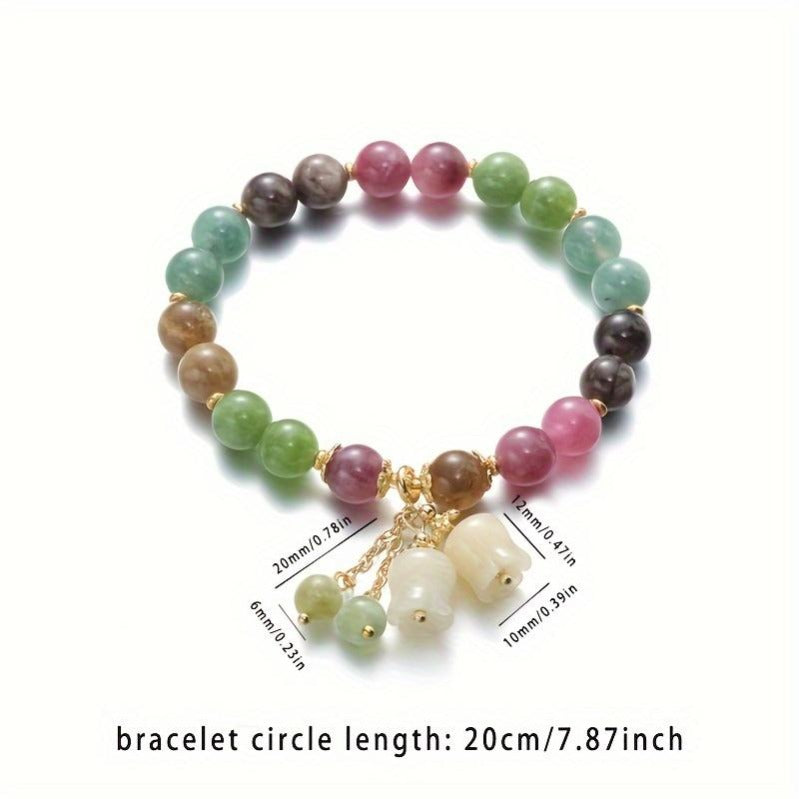 Genuine Gemstone Tourmaline Bracelet