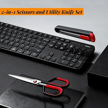 Compact 2-in-1 Scissor and Multi Tool Set