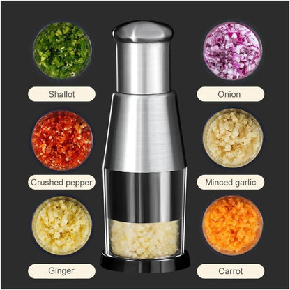 Easy Hand Garlic Onion Chopper