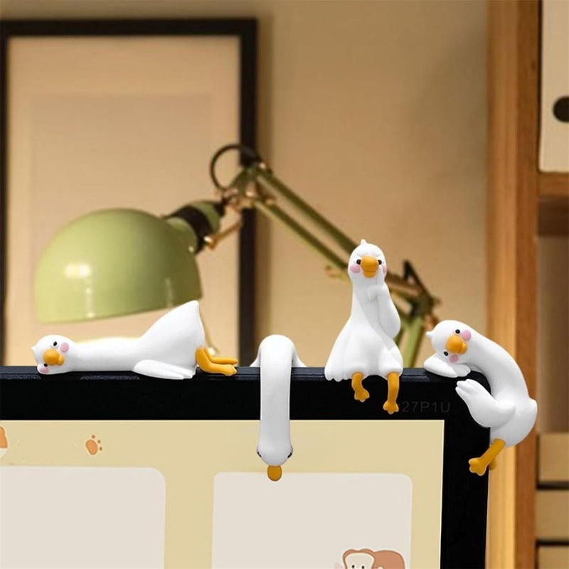 Small Office Duck Decor Figures