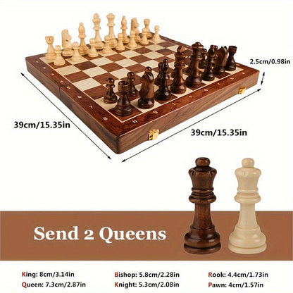 Deluxe Wood Chess Board Set