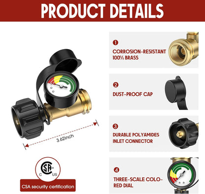 Accurate Color Propane Tank Level Gauge