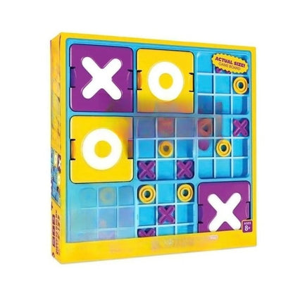 Classic 9-Square Tic Tac Toe Board Game