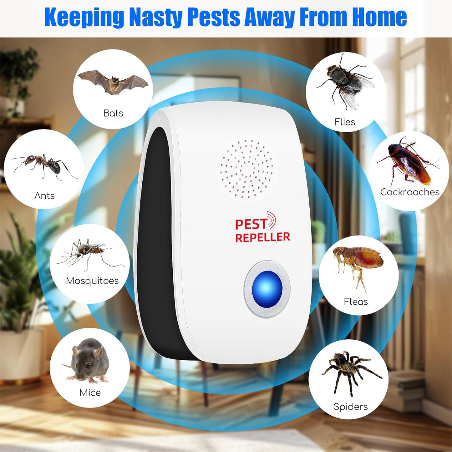 Electronic Mouse Repellent Plug-In Pest Control Device