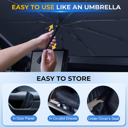 Auto Windscreen Sun Blocker Canopy
