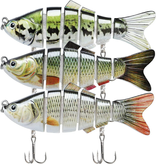 Realistic 6-Segment Fishing Lure Set