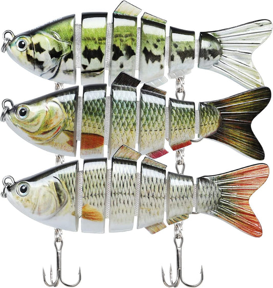 Realistic 6-Segment Fishing Lure Set