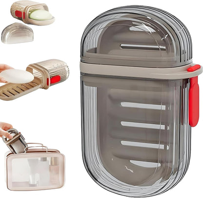 Portable Waterproof Soap Box with Drainage
