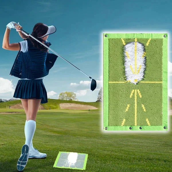 Golf Practice Mat for Swing Improvement