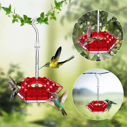 Colorful Outdoor Hanging Hummingbird Feeders