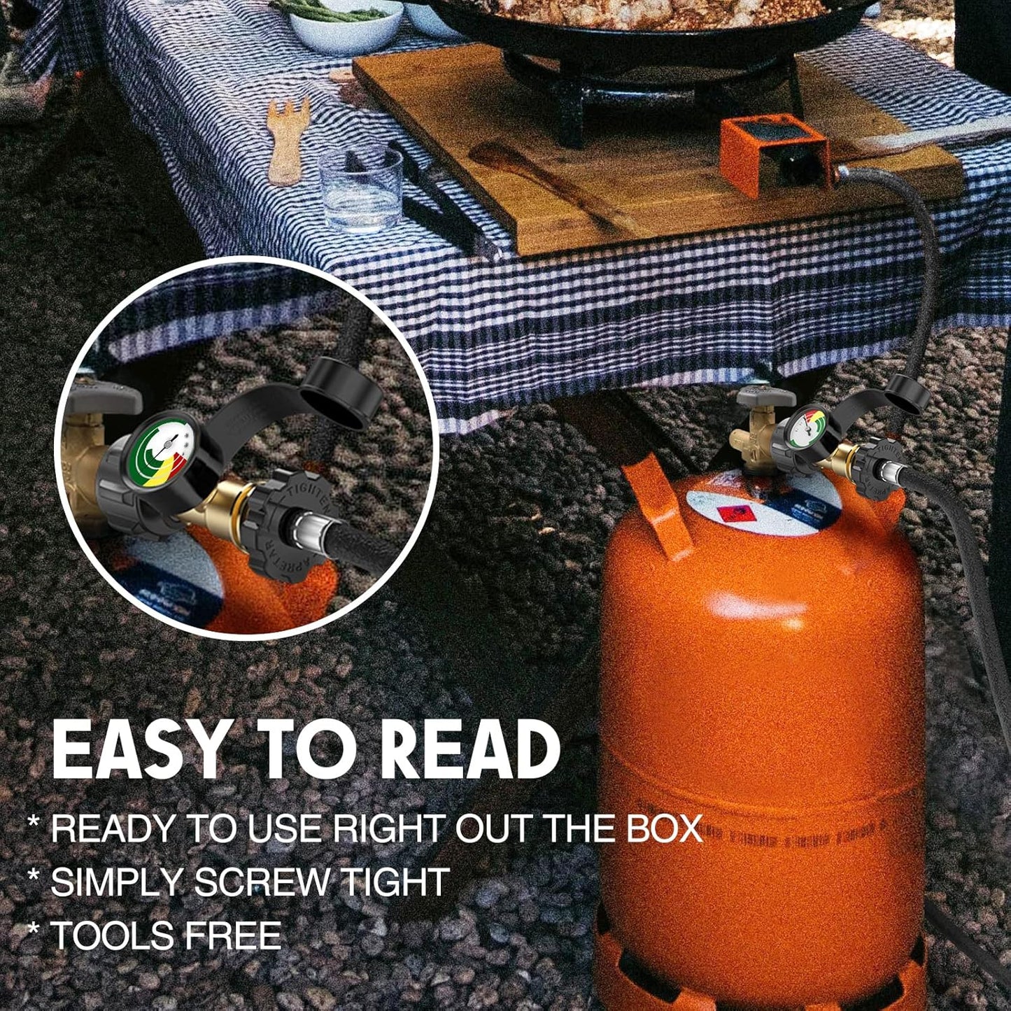 Accurate Color Propane Tank Level Gauge