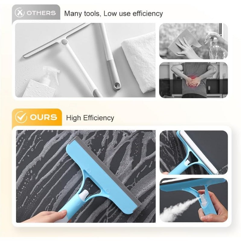 EasyShine 3-in-One Glass Cleaning Spray Tool