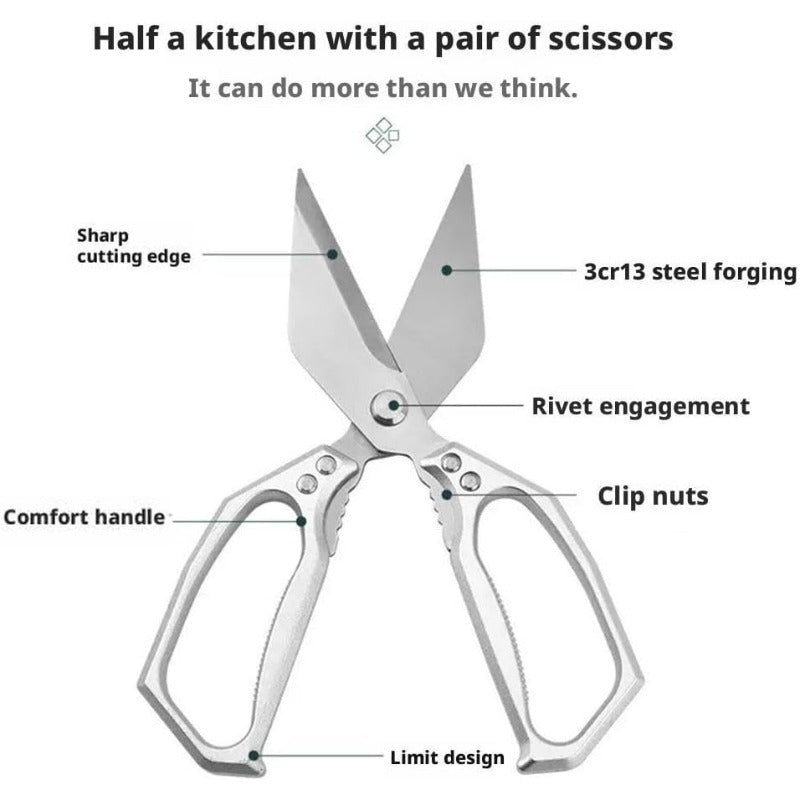 Durable Professional Kitchen Scissors