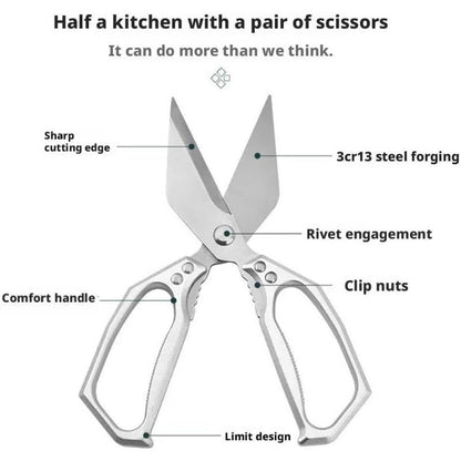 Durable Professional Kitchen Scissors