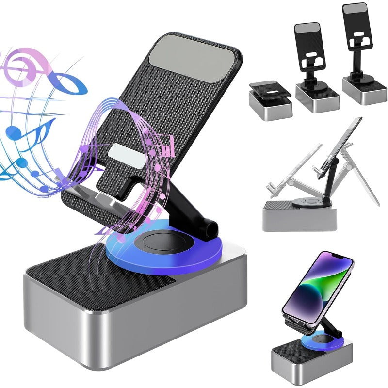 Portable 3-in-1 Collapsible Bluetooth Speaker Power Bank