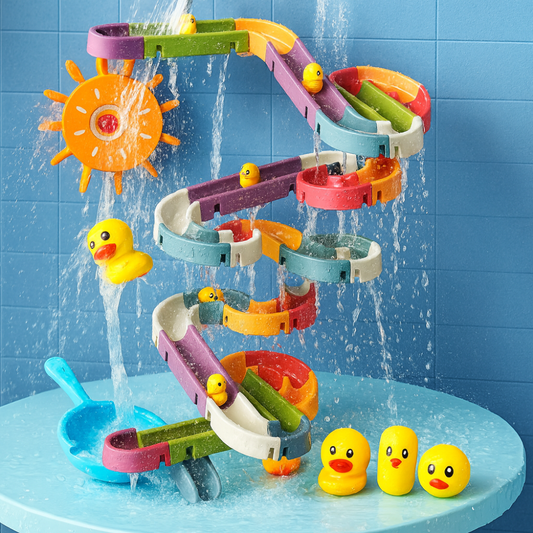 Fun Kids Water Slide Playset Bath Toy