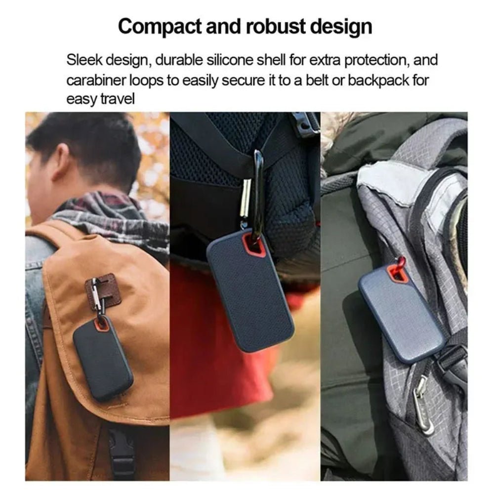 Fast Portable 8TB External SSD Shock Resistant Storage Drive