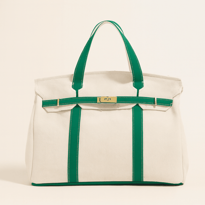Durable Cotton Tote Bag with Strong Steel Frame