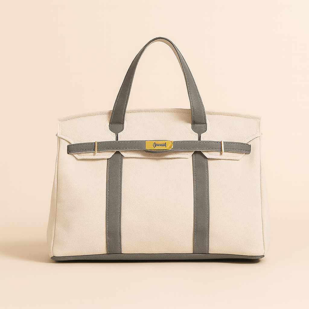 Durable Cotton Tote Bag with Strong Steel Frame