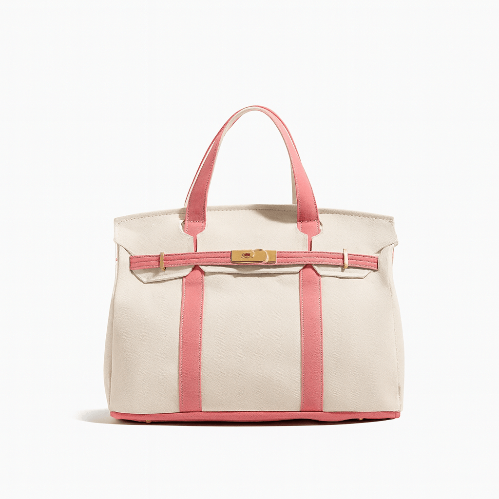 Durable Cotton Tote Bag with Strong Steel Frame