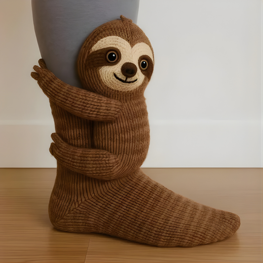 Comfy Fun Animal Print Slipper Socks