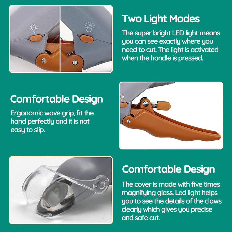 Safe Easy Pet Nail Trimmers with Quick Sensors
